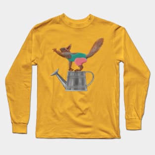 Squirrel yoga Long Sleeve T-Shirt